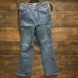 Wrangler Blue Denim Boot Cut Jeans